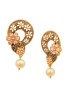 Lootkabazaar Antique Gold Plated Traditional Chandbali Earring For Women (JEGCB81806)